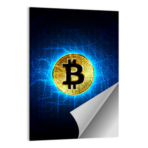 Bitcoin Digital Currency Wall Art