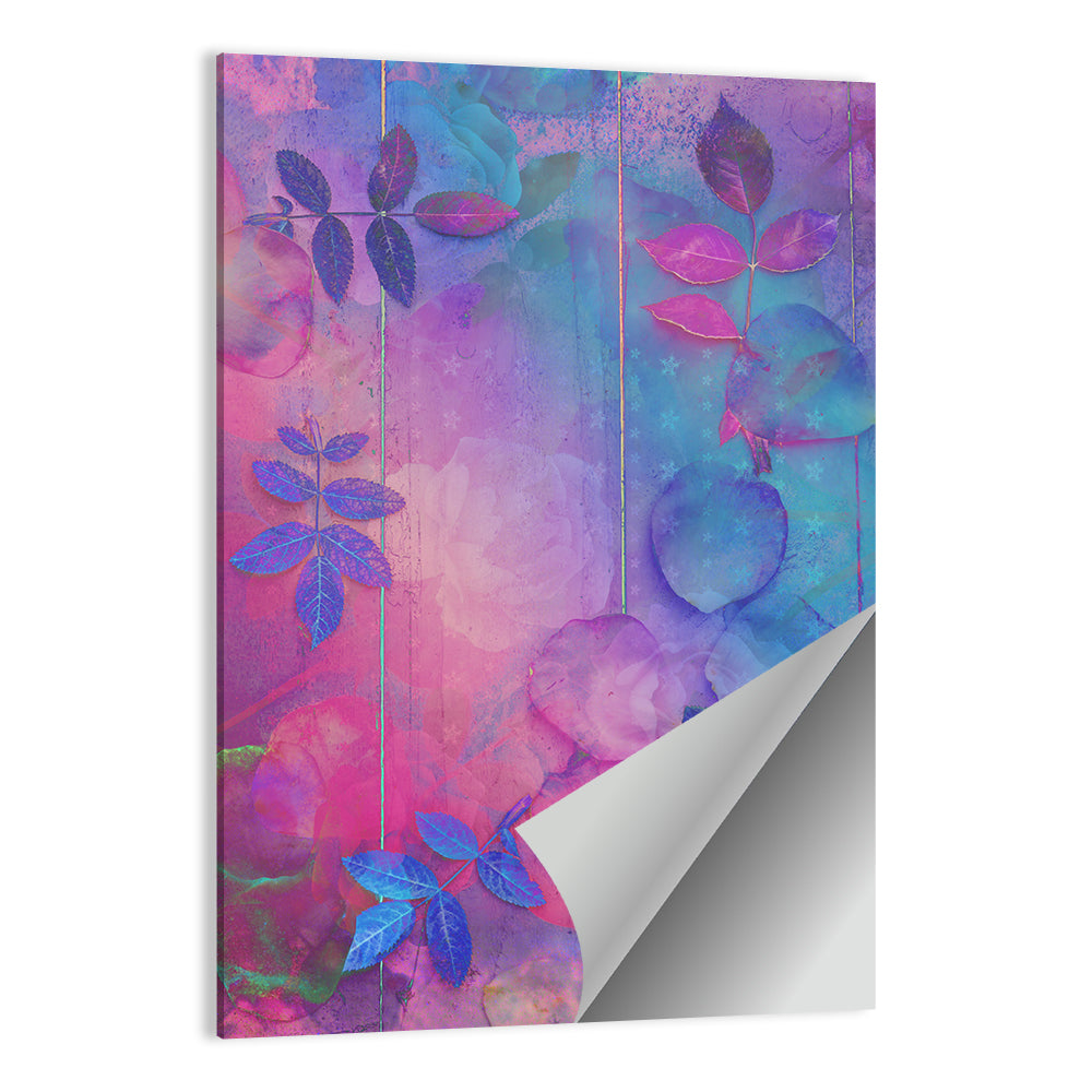 Dreamy Pink Rose Botanical Study Wall Art