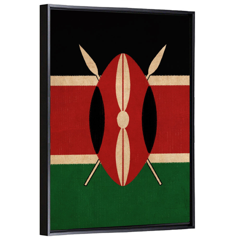 Flag Of Kenya Wall Art