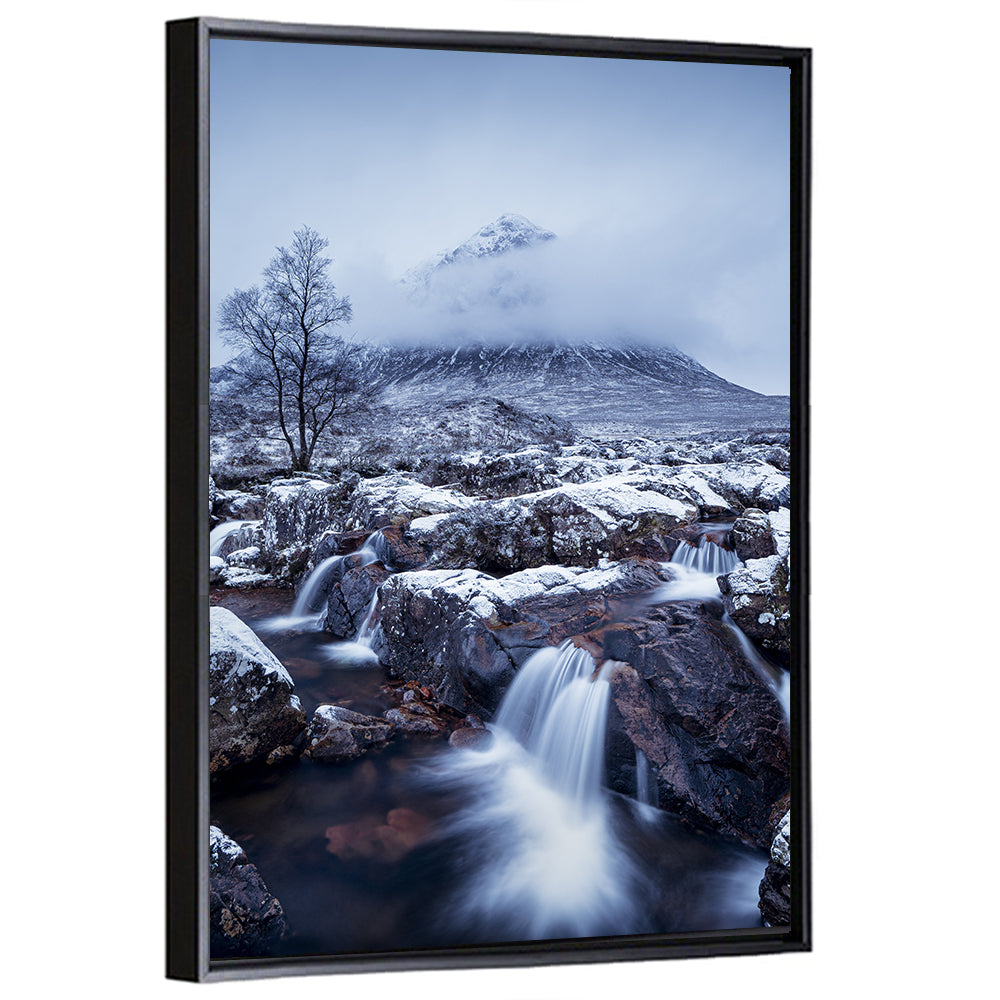 Buachaille Etive Mor Winter Mountain Wall Art