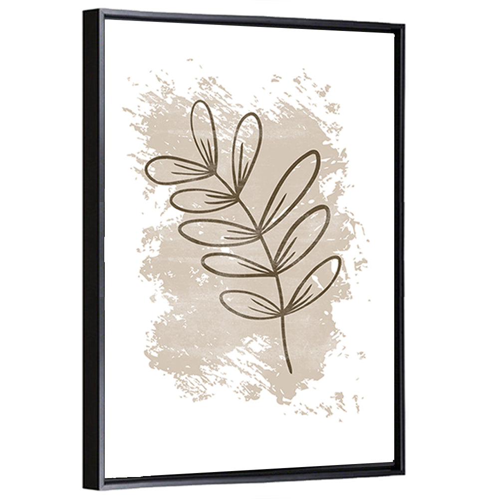 Centered Leaf Study Wall Art