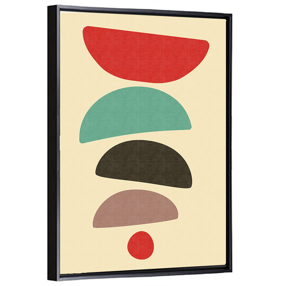 Mid Century Semicircle Stack Wall Art