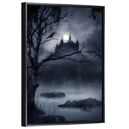 Castle Shadow On A Swamp Wall Art