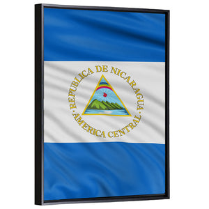 Flag Of Nicaragua Wall Art