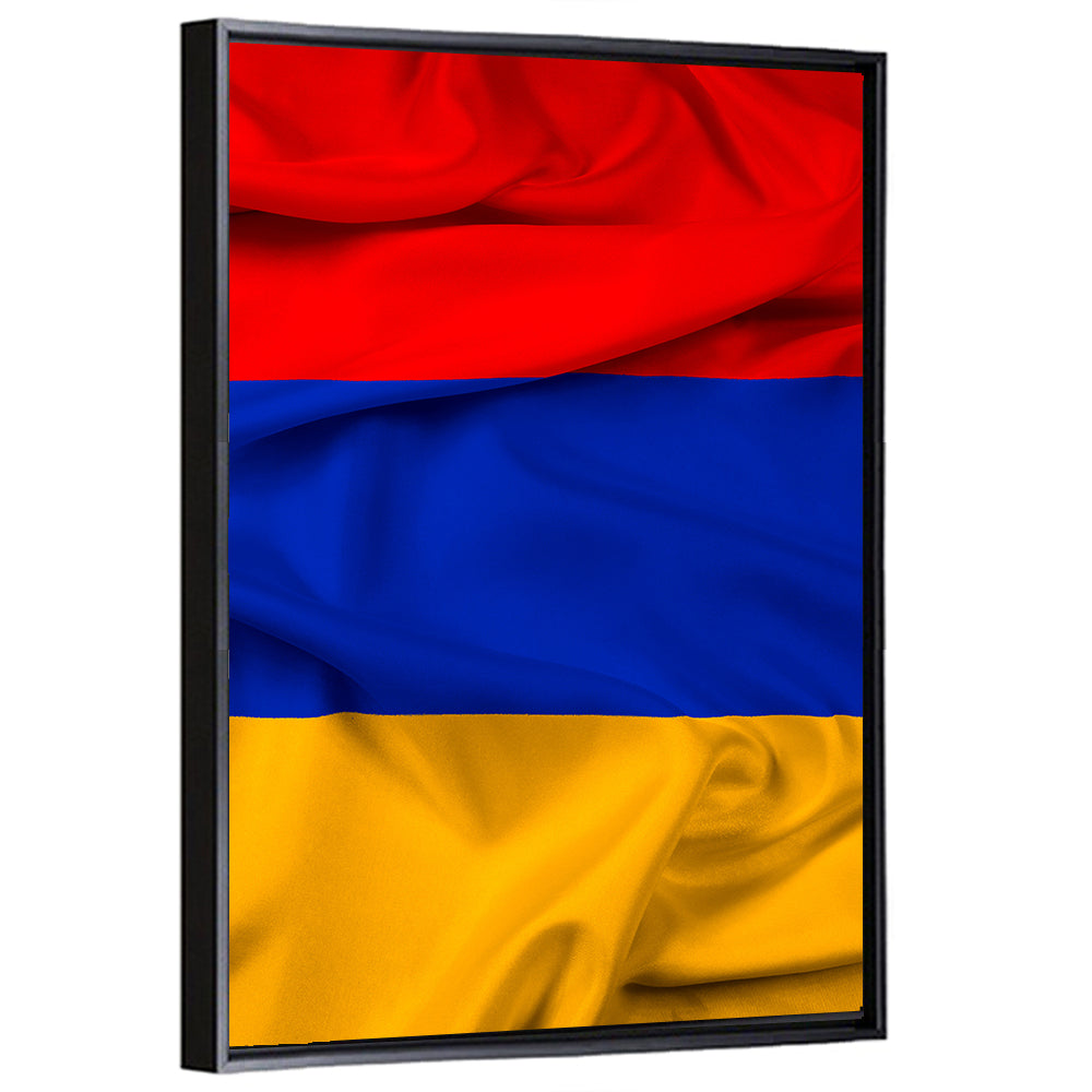 Waving Flag Of Armenia Wall Art