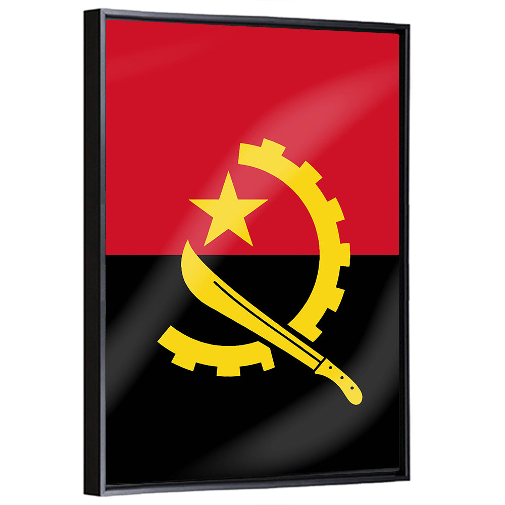 Flag Of Angola Wall Art