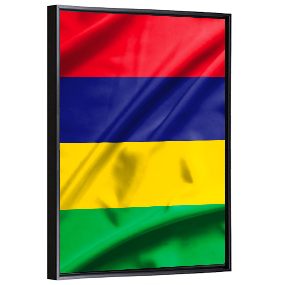 Flag Of Mauritius Wall Art