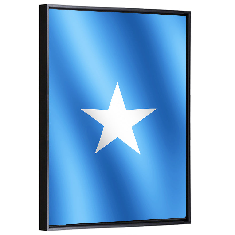 Somalia Flag with Five-pointed Star Wall Art