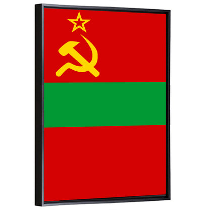 Flag Of Transnistria Wall Art