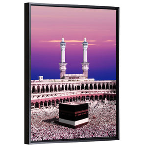 Holy Kaaba During Twilight Wall Art