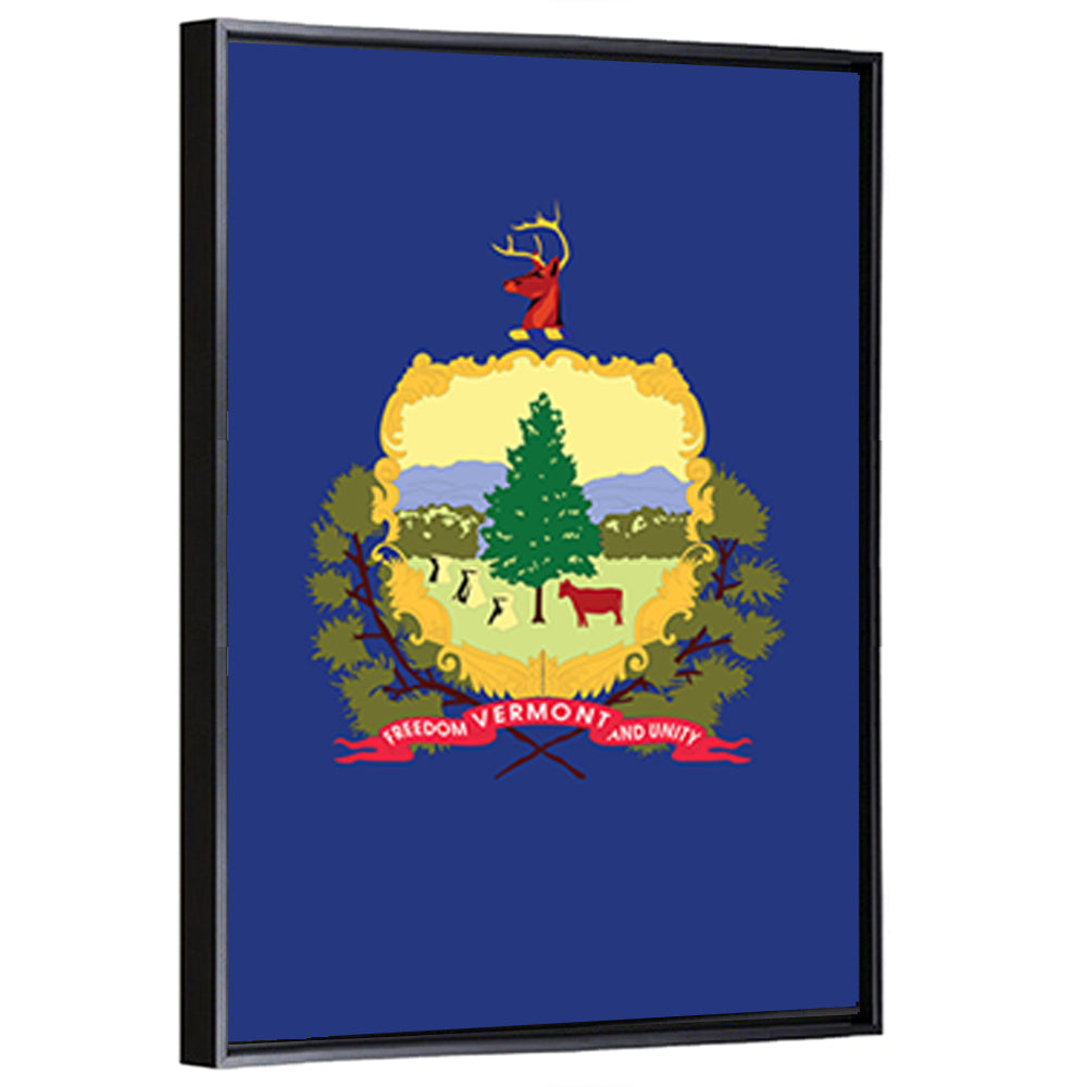 Vermont State Flag Wall Art