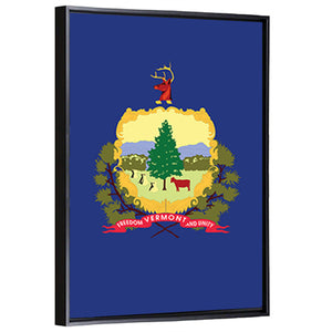 Flag Of Vermont Wall Art