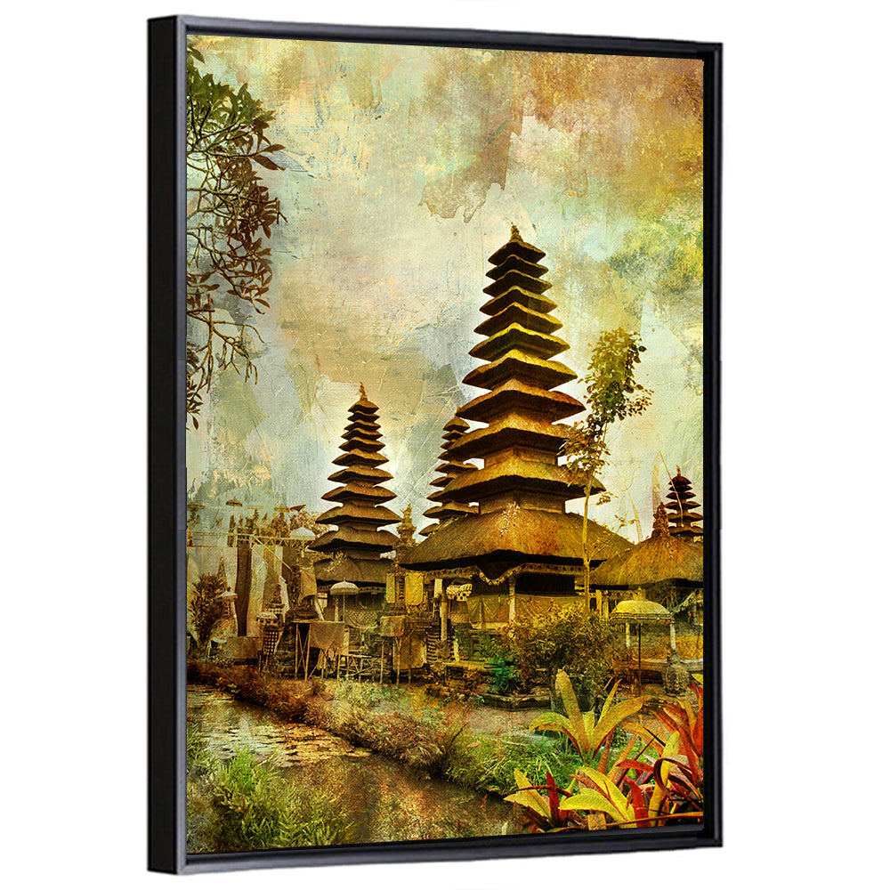Pura Besakih Meru Towers Wall Art