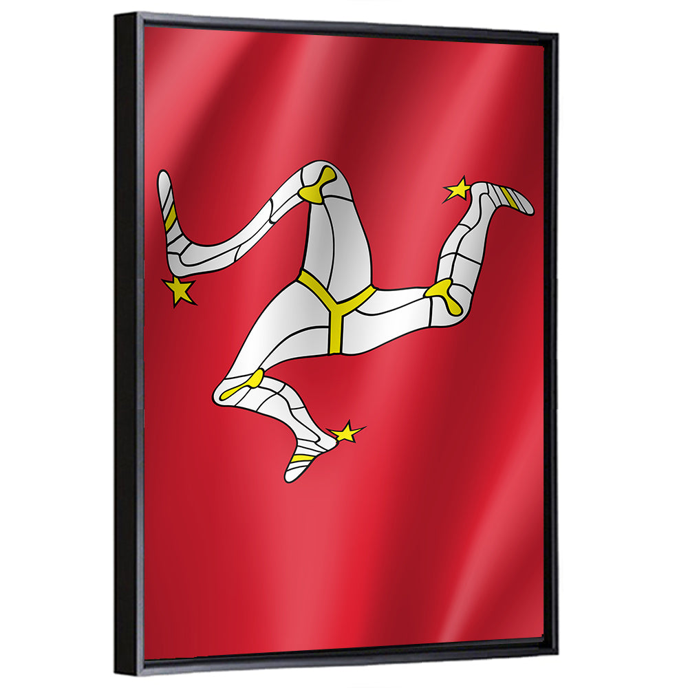 Isle of Man Flag Emblem Wall Art
