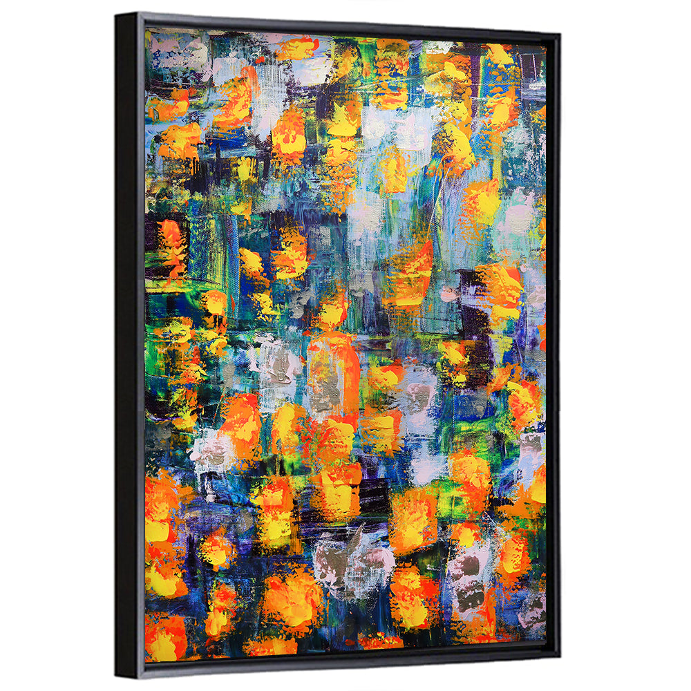 Illuminated Abstract Color Field Wall Art