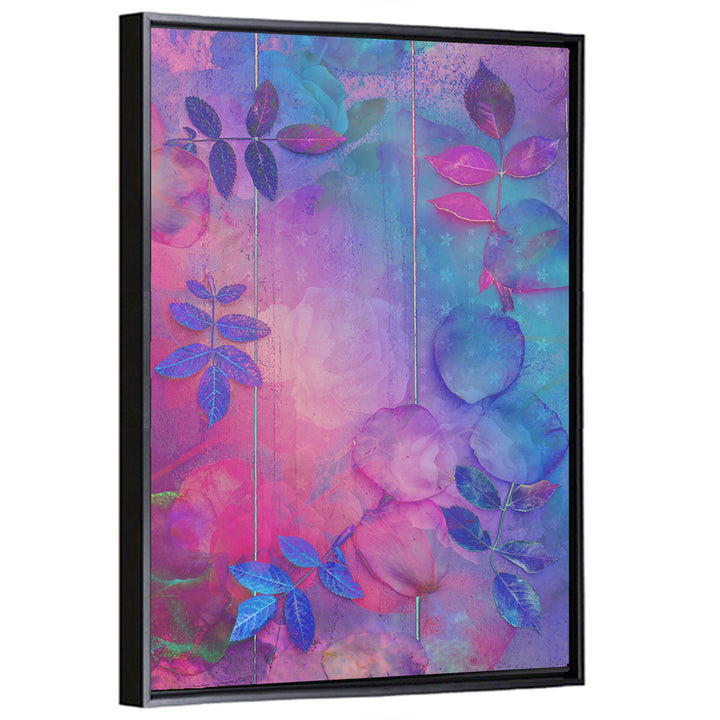 Dreamy Pink Rose Botanical Study Wall Art