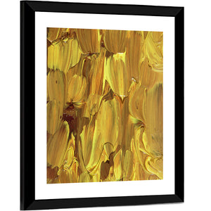 Gold Color Oil Painting Wall Art