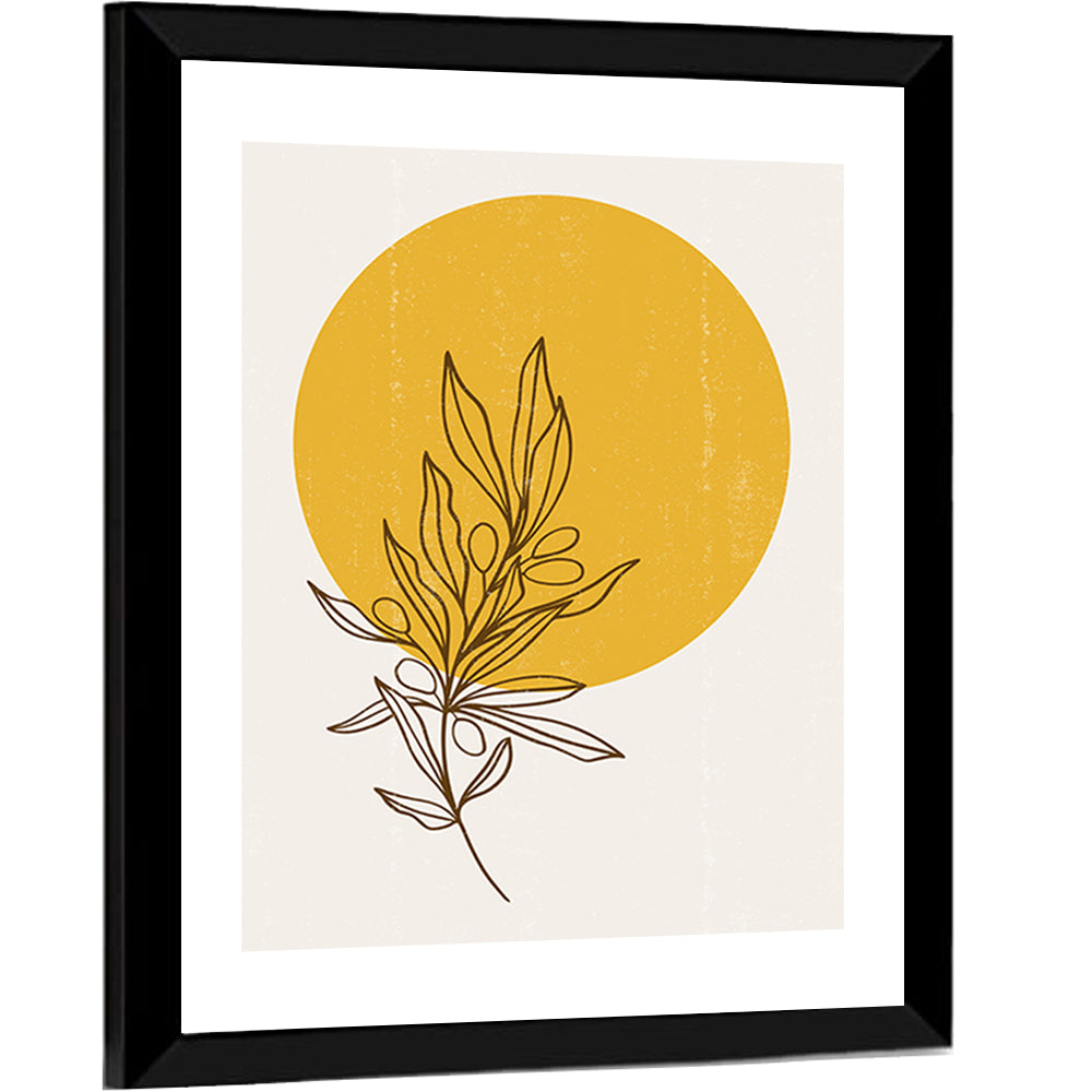 Sun Print Boho Minimalist Wall Art