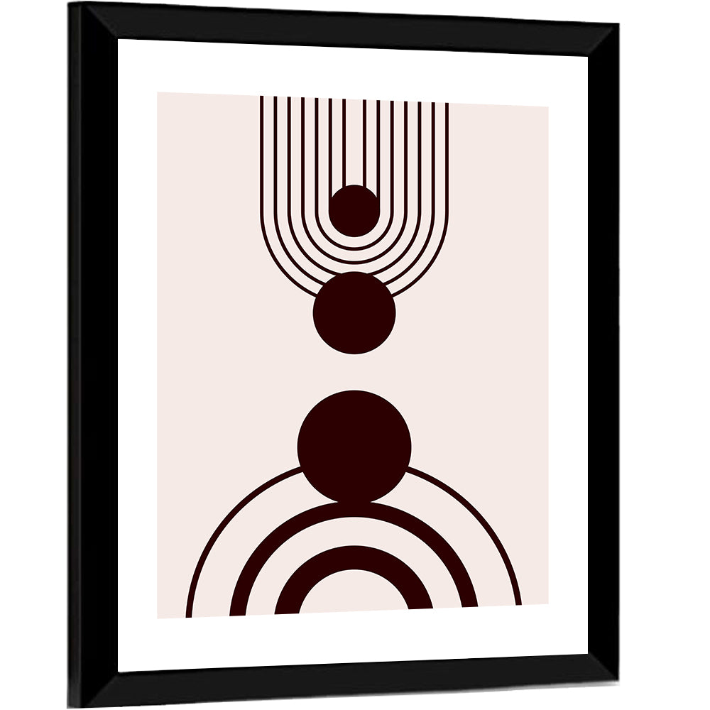 Concentric Boho Arches Wall Art