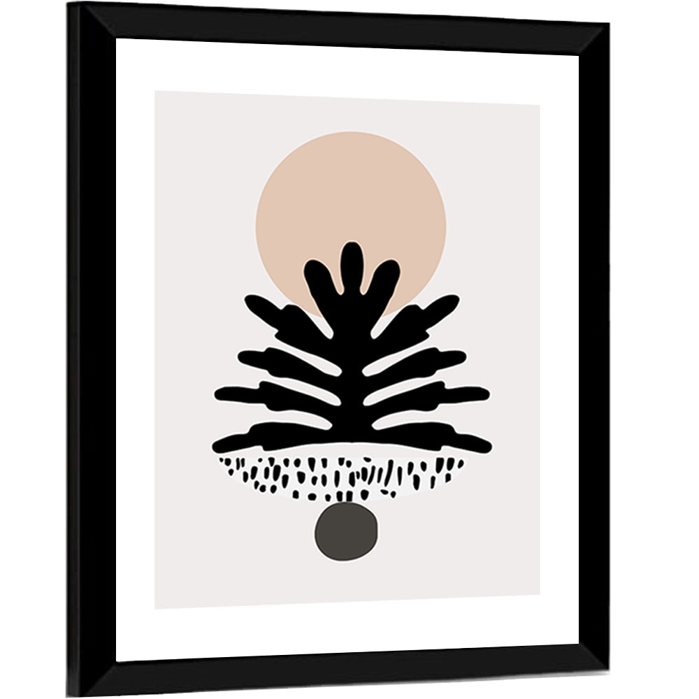Textured Tropical Tree Wall Art