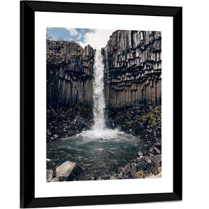 Svartifoss Black Waterfall Wall Art