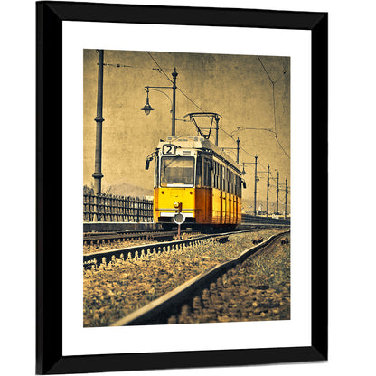 The Tram On Track Wall Art
