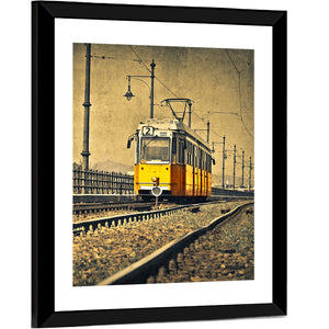 The Tram On Track Wall Art