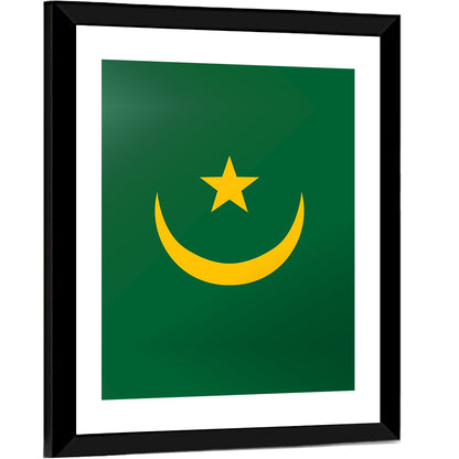 Flag Of Mauritania Wall Art