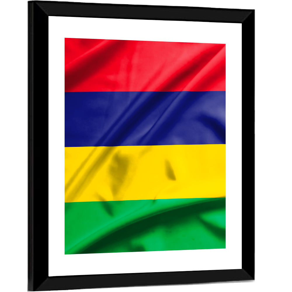 Flag Of Mauritius Wall Art