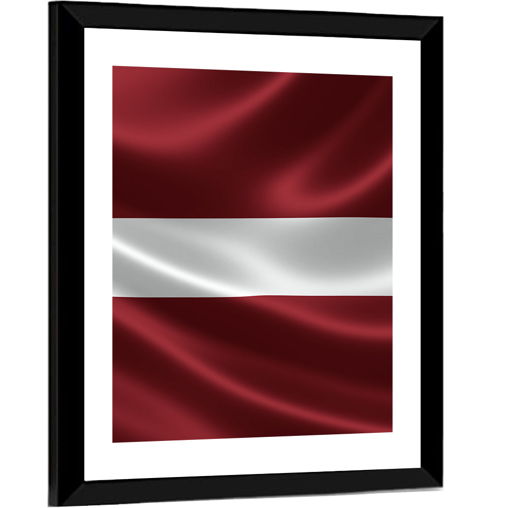 Flag of Latvia Wall Art