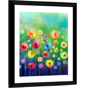 Floral Watercolor Abstract Wall Art