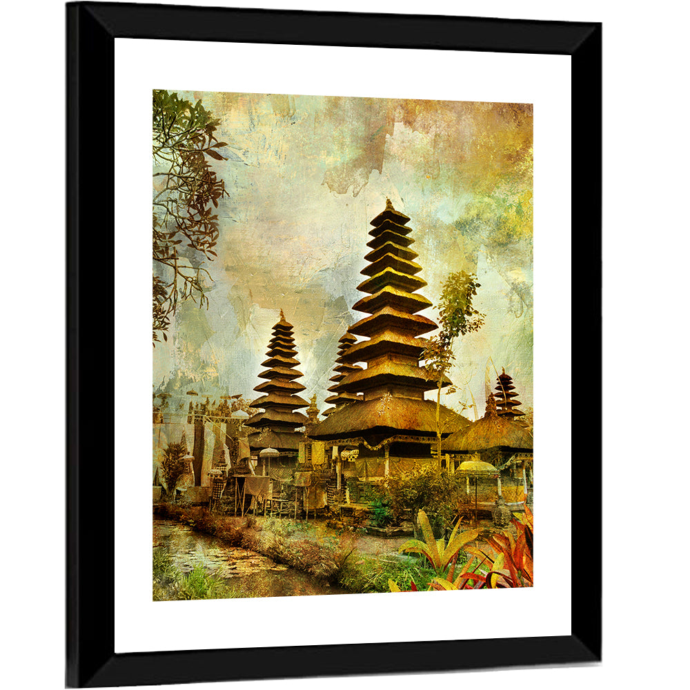 Pura Besakih Meru Towers Wall Art