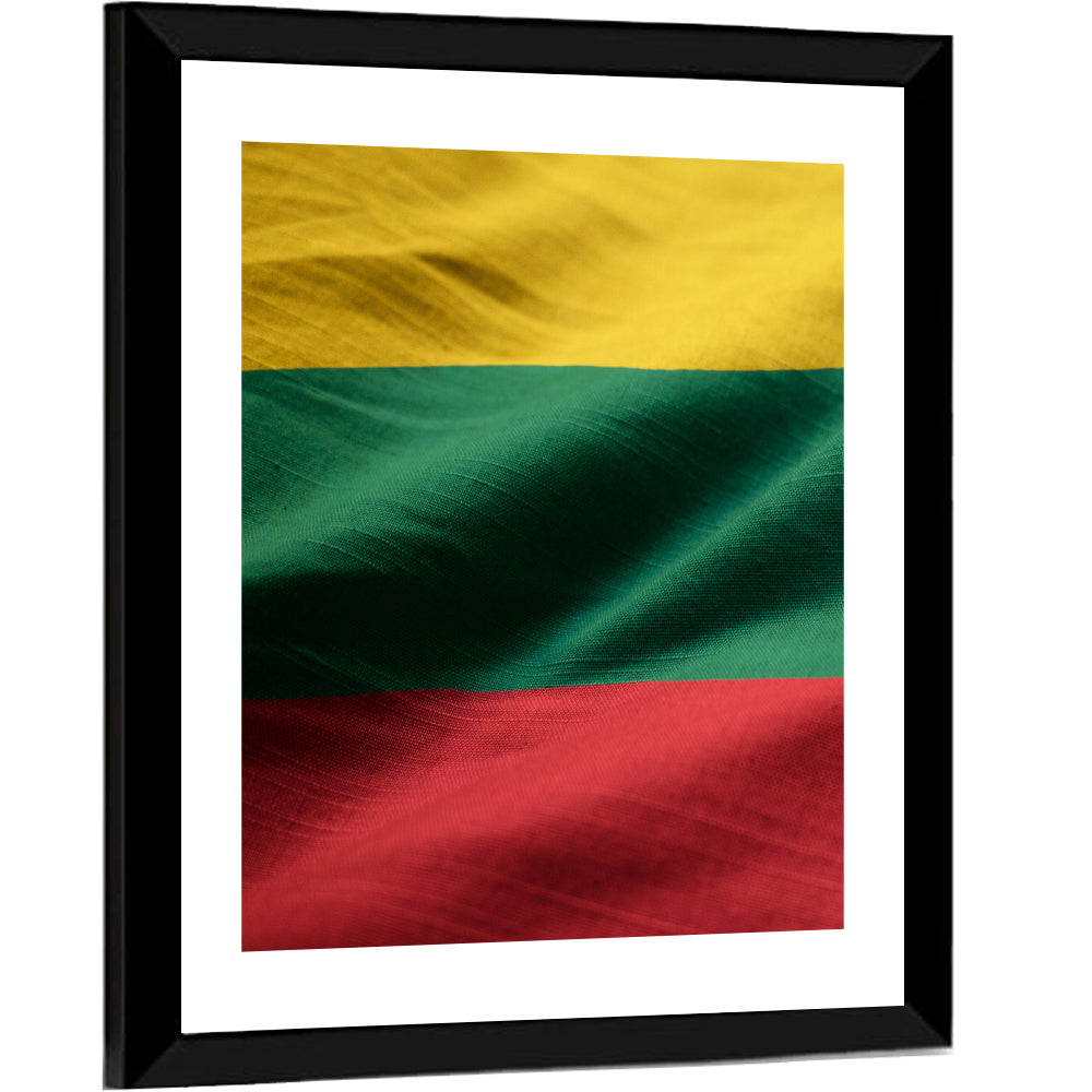 Lithuanian Flag Wall Art