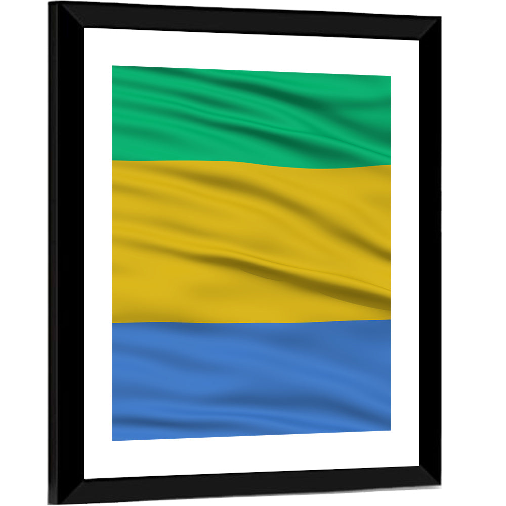 Flag Of Gabon Wall Art