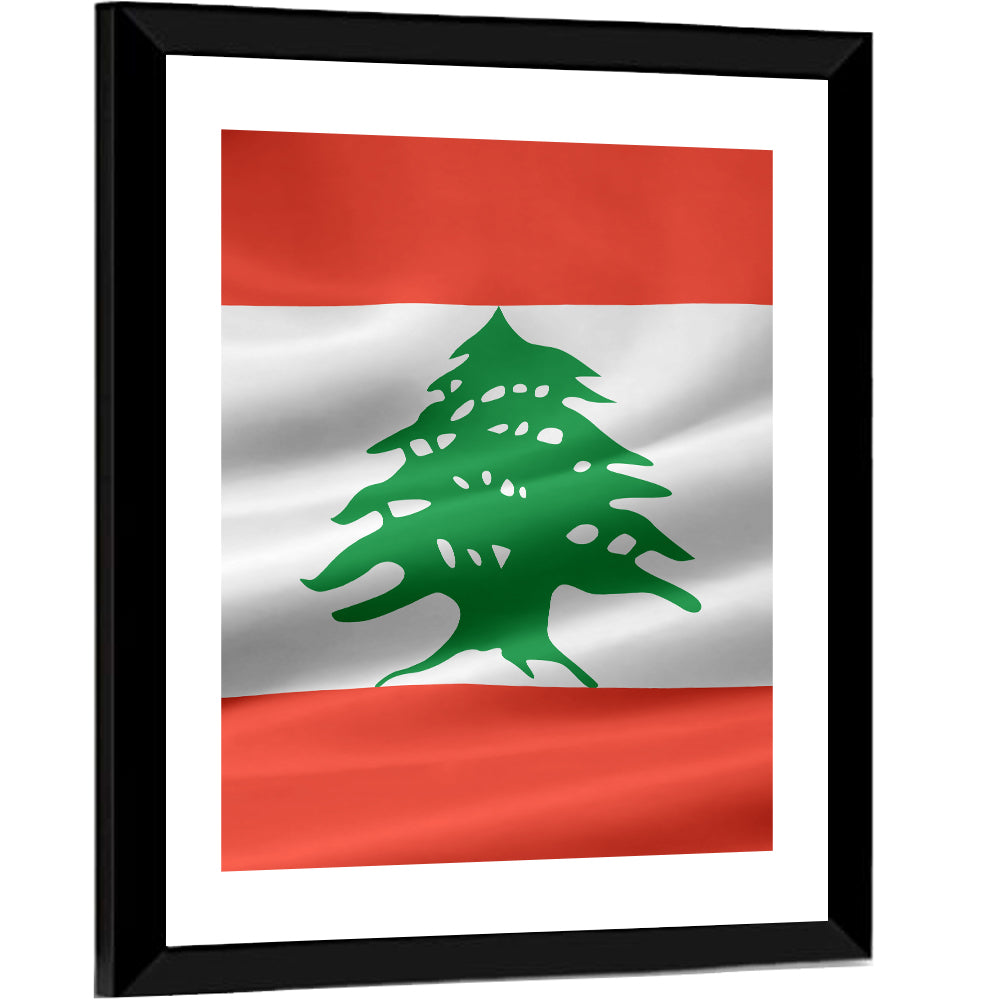 Flag Of Lebanon Wall Art