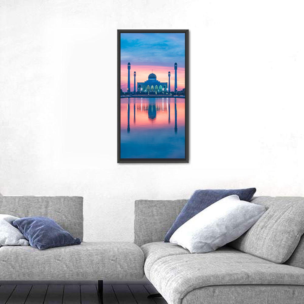 Central Mosque of Songkhla at Sunset Wall Art