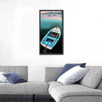 Tethered Rowboat at Dusk Wall Art