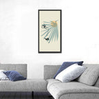 Palm Leaf Profile Line Wall Art