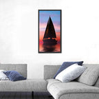 Sailboat at Sunset Wall Art