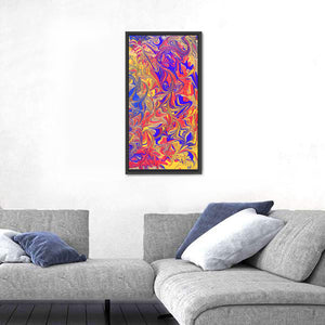 Swirling Contemporary Style Wall Art