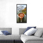 Rowboat at Lago Di Braies Wall Art