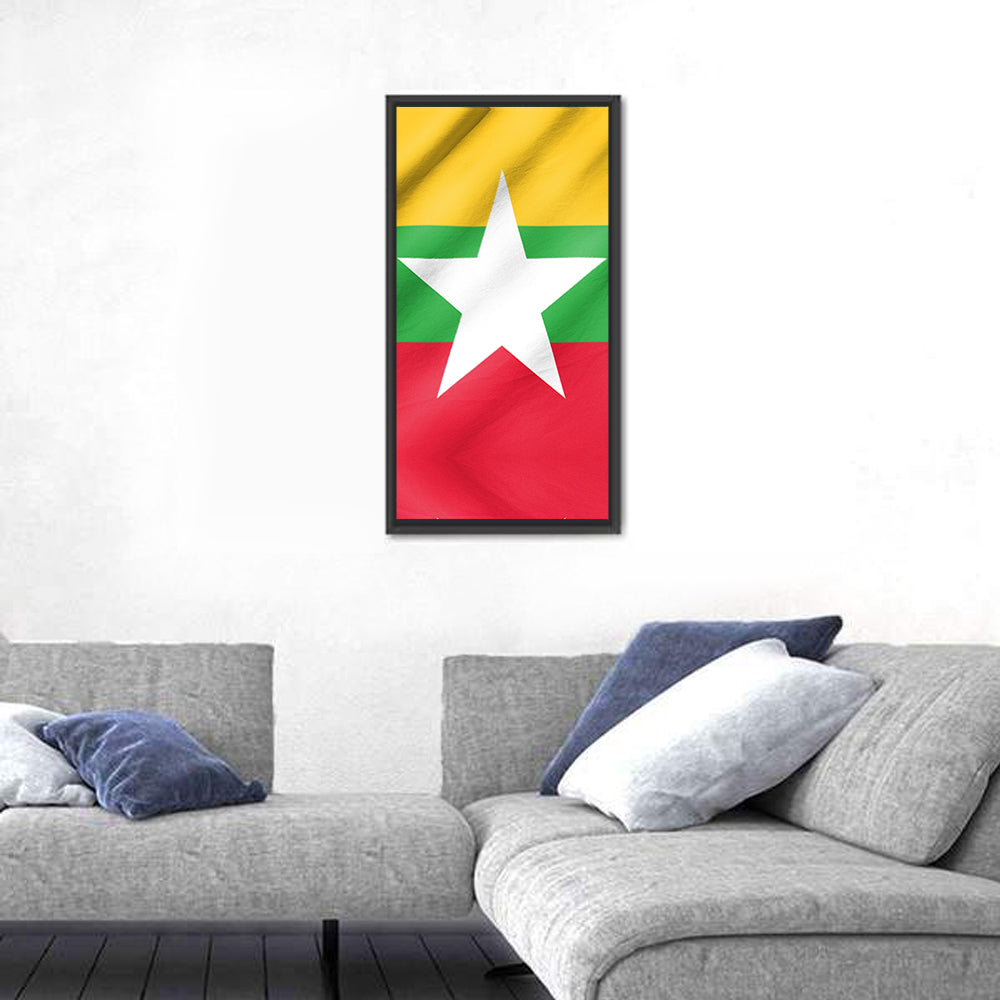 Flag of Myanmar Wall Art