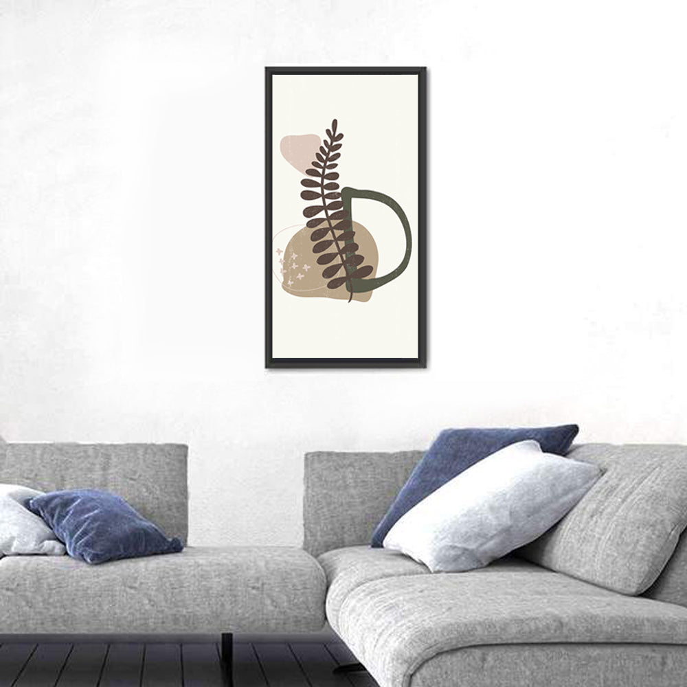 Letter D Botanical Vintage Wall Art