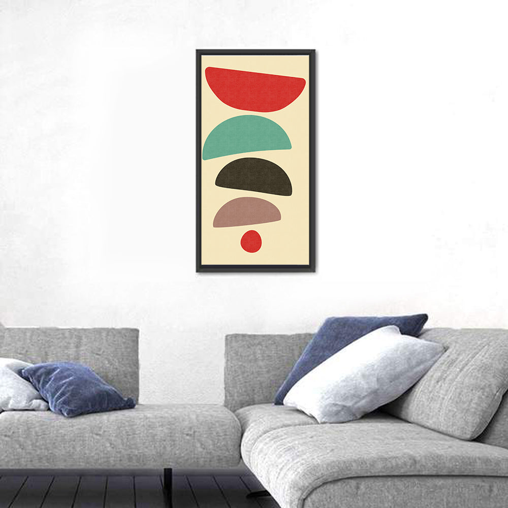 Mid Century Semicircle Stack Wall Art