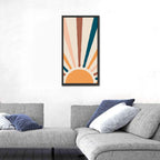 Boho Sun Rays Wall Art