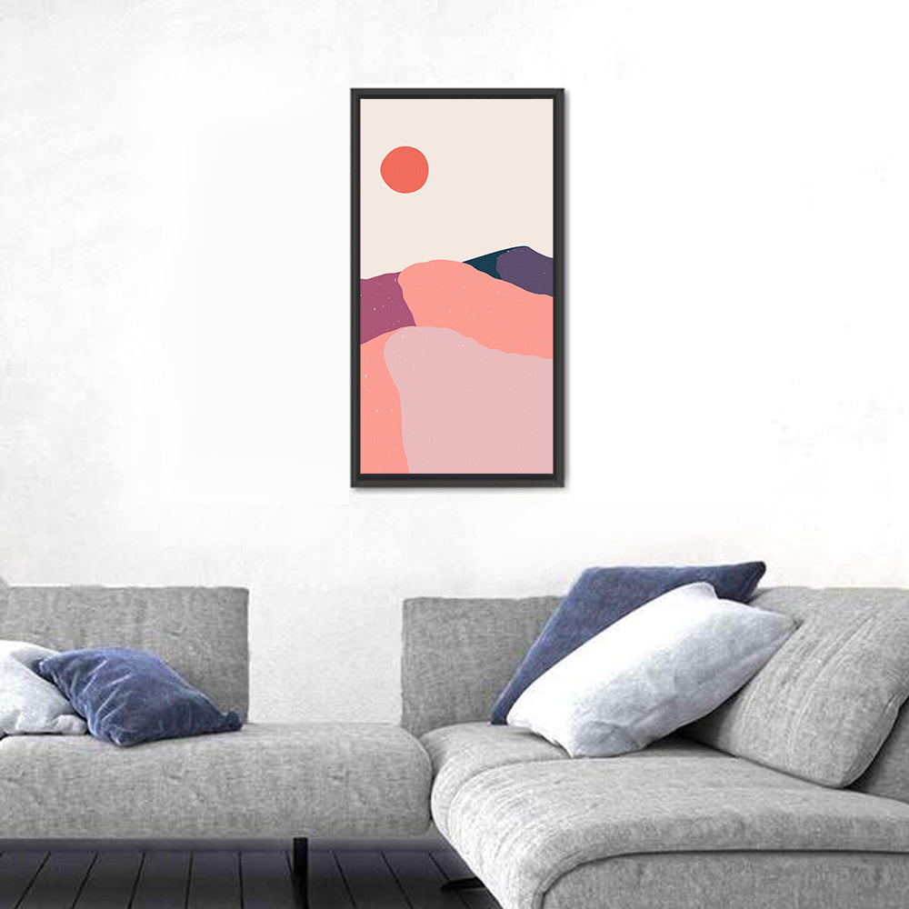 Boho Desert Sunset Wall Art