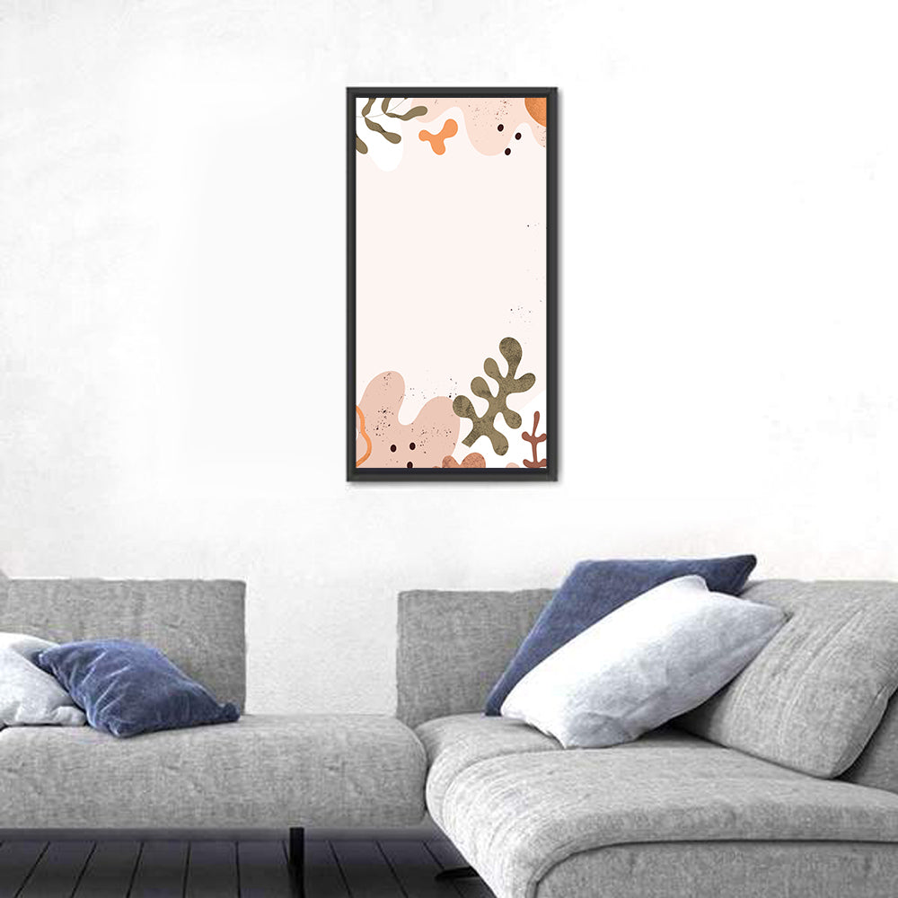 Layered Botanical Frame Composition Wall Art