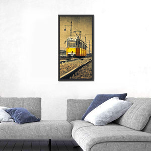 The Tram On Track Wall Art