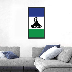 Flag Of Lesotho Wall Art