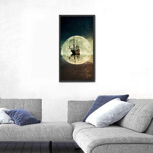 Floating Old Ship Artwork Wall Art